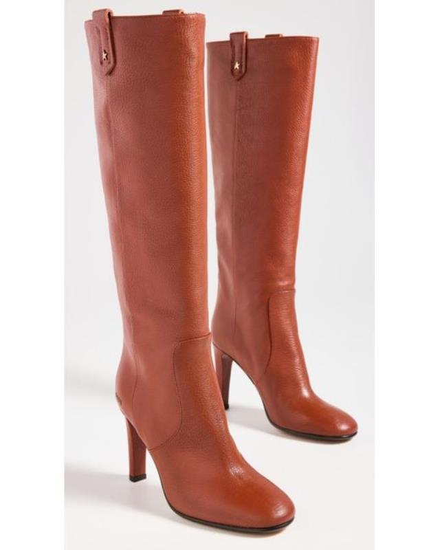 Women's Brown Metal Star Helen Boots
