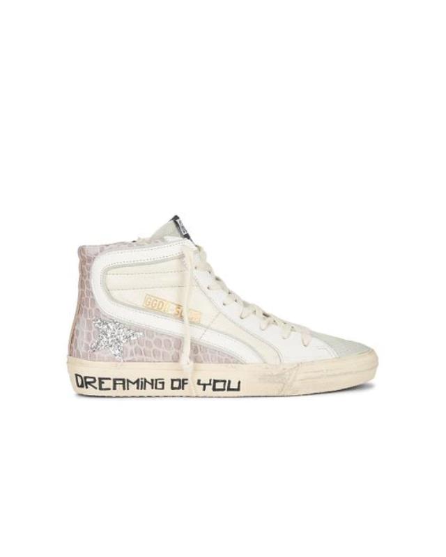 Women's White Slide Sneaker